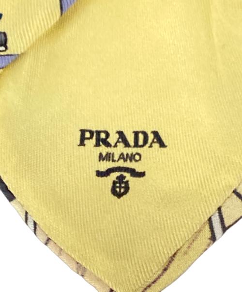 PRADA（プラダ）PRADA (プラダ) シルクネクタイ イエロー サイズ:-の古着・服飾アイテム