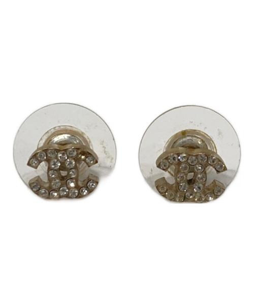 CHANEL（シャネル）CHANEL (シャネル) ラインストーンココマークピアスの古着・服飾アイテム