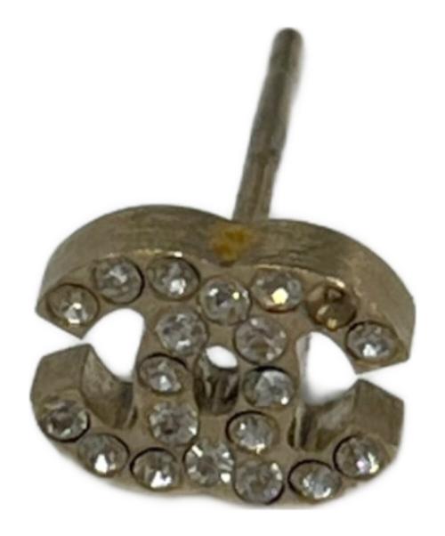 CHANEL（シャネル）CHANEL (シャネル) ラインストーンココマークピアスの古着・服飾アイテム