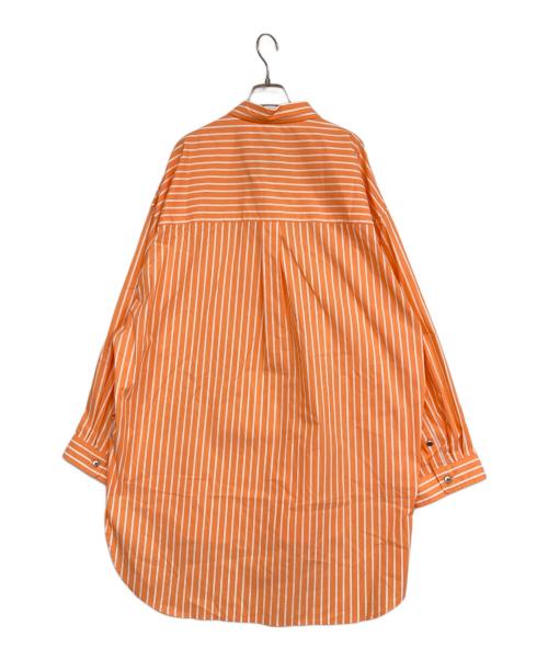 MAISON SPECIAL（メゾンスペシャル）MAISON SPECIAL (メゾンスペシャル) ストライプシャツ オレンジ×ホワイト サイズ:02の古着・服飾アイテム