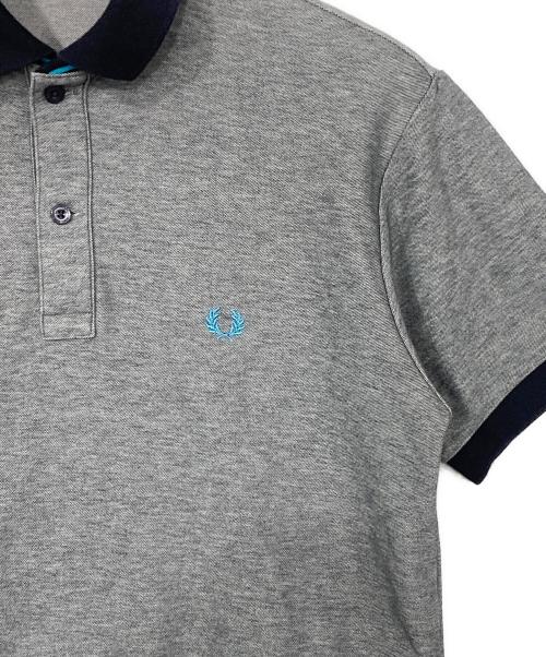 FRED PERRY（フレッドペリー）FRED PERRY (フレッドペリー) ポロシャツ グレー サイズ:Lの古着・服飾アイテム