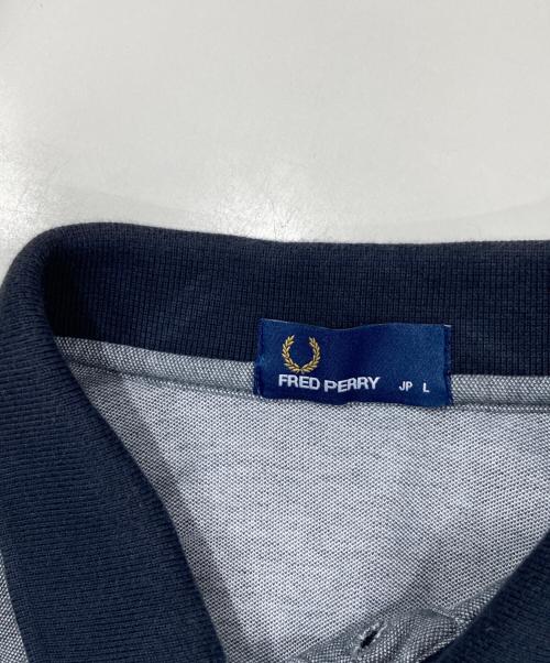 FRED PERRY（フレッドペリー）FRED PERRY (フレッドペリー) ポロシャツ グレー サイズ:Lの古着・服飾アイテム
