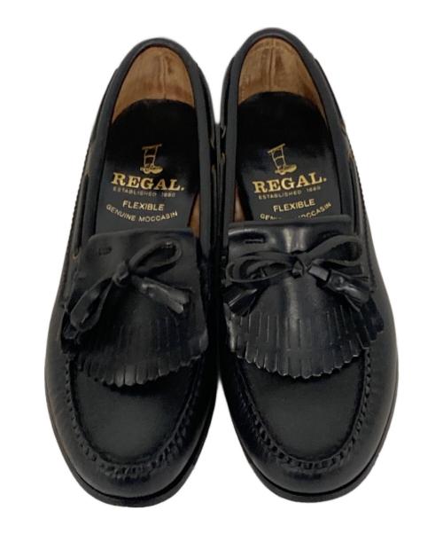 REGAL（リーガル）REGAL (リーガル) タッセルローファー ブラック サイズ:23の古着・服飾アイテム