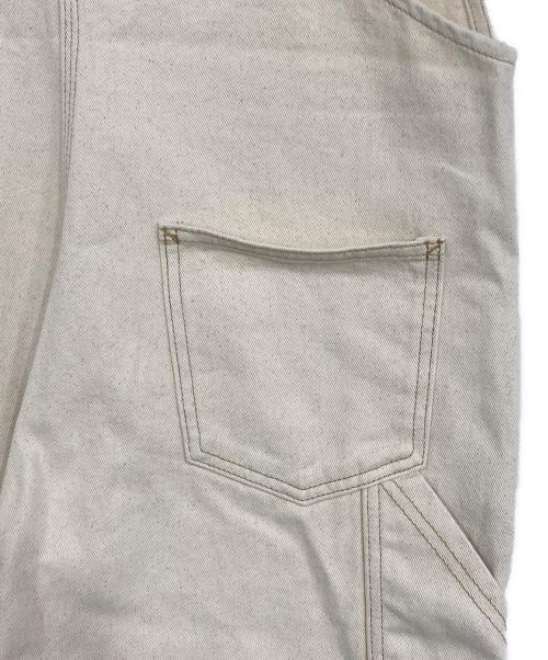 SLOBE IENA（スローブ イエナ）SLOBE IENA (スローブ イエナ) LE DENIM Ecru BIGオーバーオール ベージュ サイズ:40の古着・服飾アイテム