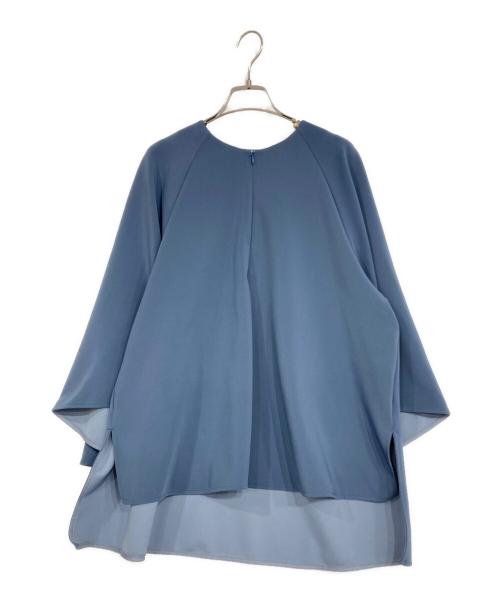 ADORE（アドーア）ADORE (アドーア) フロントジップカットソー ブルー サイズ:38の古着・服飾アイテム