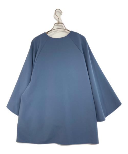 ADORE（アドーア）ADORE (アドーア) フロントジップカットソー ブルー サイズ:38の古着・服飾アイテム