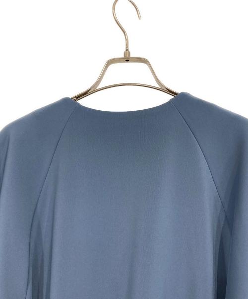 ADORE（アドーア）ADORE (アドーア) フロントジップカットソー ブルー サイズ:38の古着・服飾アイテム