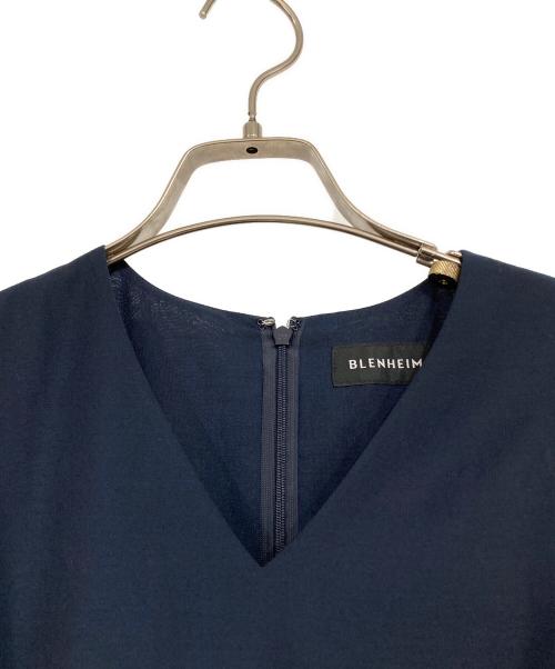 BLENHEIM（ブレンヘイム）BLENHEIM (ブレンヘイム) ノースリーブワンピース ネイビー サイズ:Sの古着・服飾アイテム