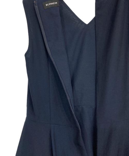 BLENHEIM（ブレンヘイム）BLENHEIM (ブレンヘイム) ノースリーブワンピース ネイビー サイズ:Sの古着・服飾アイテム