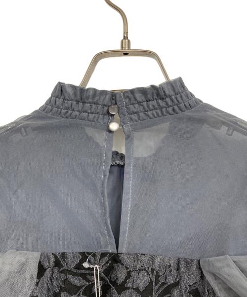 DazzliN（ダズリン）DazzliN (ダズリン) シアーベールジャガードワンピース ブラック サイズ:Sの古着・服飾アイテム