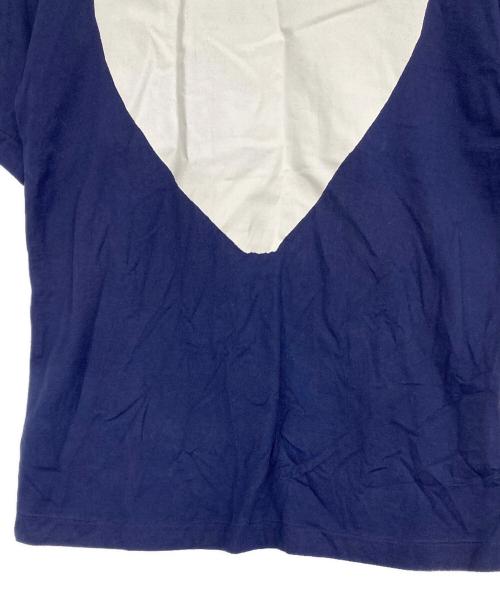 PLAY COMME des GARCONS（プレイコムデギャルソン）PLAY COMME des GARCONS (プレイコムデギャルソン) ハートロゴプリントTシャツ ネイビー サイズ:SIZE Lの古着・服飾アイテム