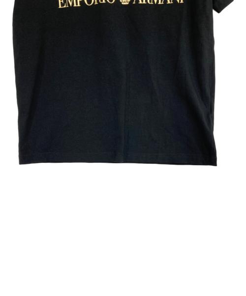 EA7（イーエーセブン）EA7 (イーエーセブン) プリントTシャツ ブラック サイズ:Lの古着・服飾アイテム