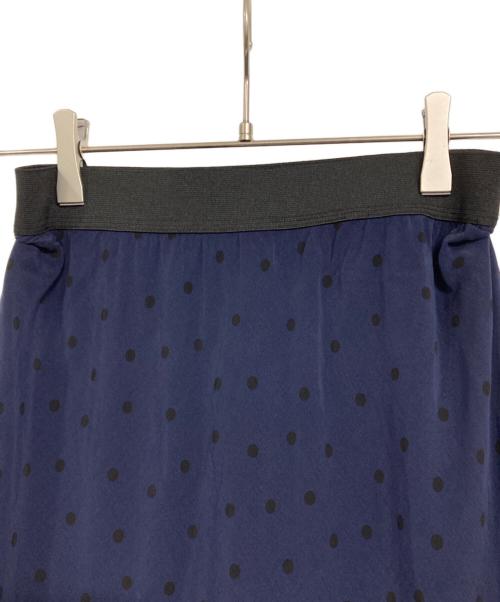 NOLLEY'S（ノーリーズ）NOLLEY'S (ノーリース) ドットスカート ネイビー サイズ:36の古着・服飾アイテム