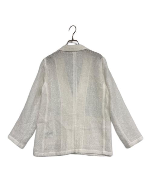 NOLLEY'S sophi（ノーリーズソフィー）NOLLEY'S sophi (ノーリーズソフィー) フラッグカラミテーラードジャケット ホワイト サイズ:36の古着・服飾アイテム