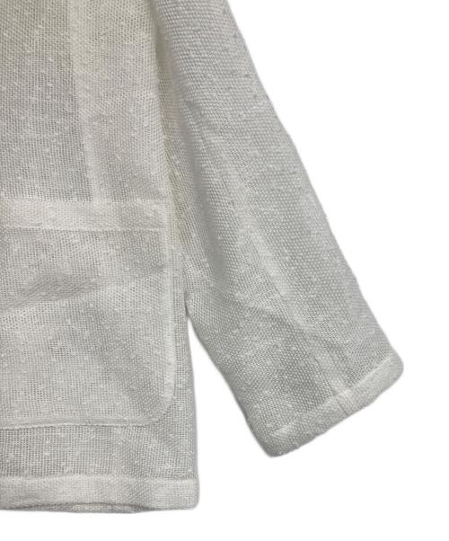 NOLLEY'S sophi（ノーリーズソフィー）NOLLEY'S sophi (ノーリーズソフィー) フラッグカラミテーラードジャケット ホワイト サイズ:36の古着・服飾アイテム