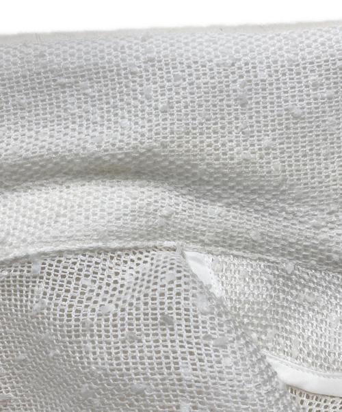 NOLLEY'S sophi（ノーリーズソフィー）NOLLEY'S sophi (ノーリーズソフィー) フラッグカラミテーラードジャケット ホワイト サイズ:36の古着・服飾アイテム