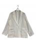 NOLLEY'S sophi（ノーリーズソフィー）の古着「フラッグカラミテーラードジャケット」｜ホワイト