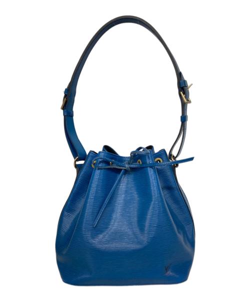 LOUIS VUITTON（ルイ ヴィトン）LOUIS VUITTON (ルイ ヴィトン) プチノエ 巾着ショルダーバッグ ブルーの古着・服飾アイテム
