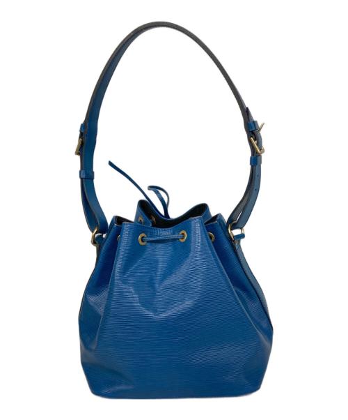 LOUIS VUITTON（ルイ ヴィトン）LOUIS VUITTON (ルイ ヴィトン) プチノエ 巾着ショルダーバッグ ブルーの古着・服飾アイテム