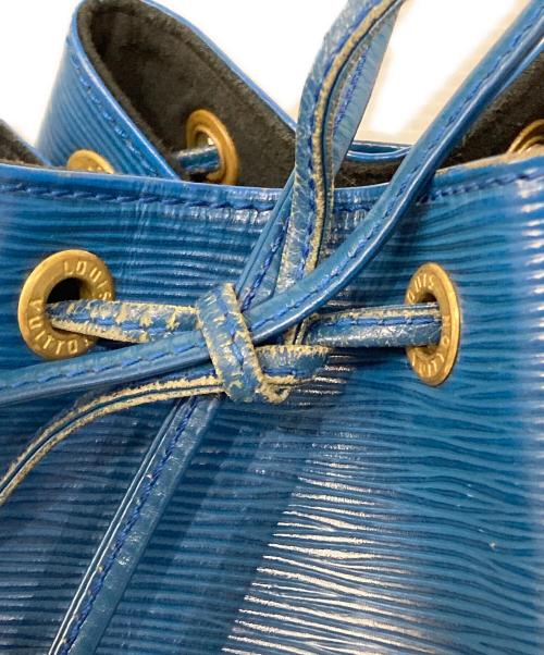 LOUIS VUITTON（ルイ ヴィトン）LOUIS VUITTON (ルイ ヴィトン) プチノエ 巾着ショルダーバッグ ブルーの古着・服飾アイテム