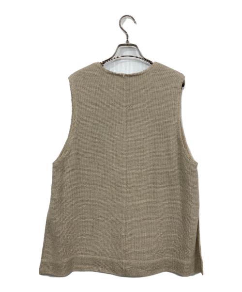 Spick and Span（スピック＆スパン）Spick and Span (スピック＆スパン) リネンツイードベスト ベージュ サイズ:表記無しの古着・服飾アイテム