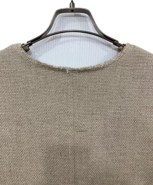 Spick and Span（スピック＆スパン）Spick and Span (スピック＆スパン) リネンツイードベスト ベージュ サイズ:表記無しの古着・服飾アイテム