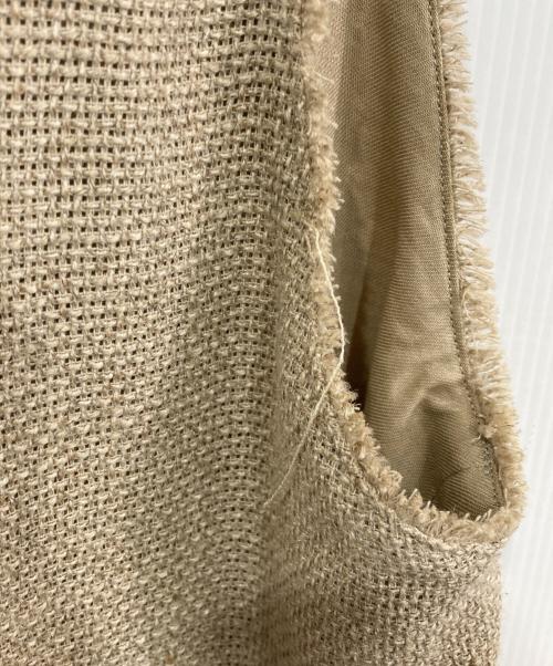Spick and Span（スピック＆スパン）Spick and Span (スピック＆スパン) リネンツイードベスト ベージュ サイズ:表記無しの古着・服飾アイテム