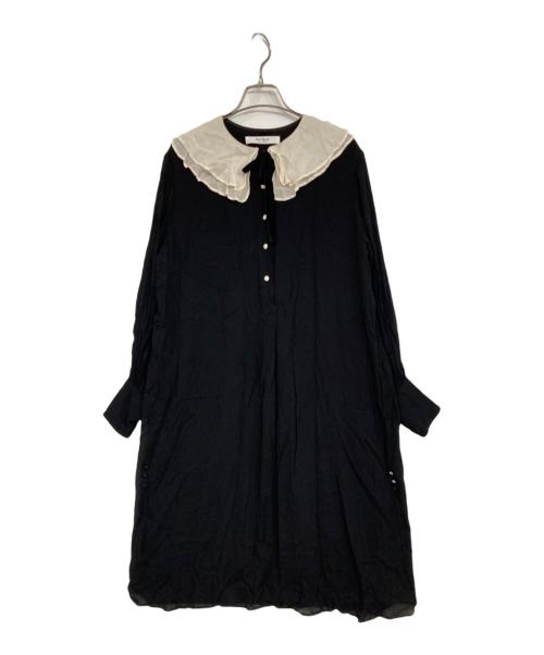 HER LIP TO（ハーリップトゥ）Her lip to (ハーリップトゥ) ロマンティックボリュームスリーブドレス ブラック サイズ:Sの古着・服飾アイテム