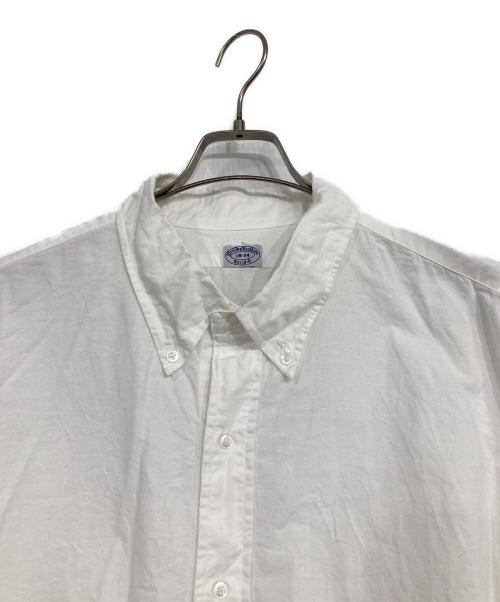 BROOKS BROTHERS（ブルックスブラザーズ）BROOKS BROTHERS (ブルックスブラザーズ) N.HOOLYWOOD (エヌ ハリウッド) POLO COLLAR SHIRT ホワイト サイズ:18-34の古着・服飾アイテム