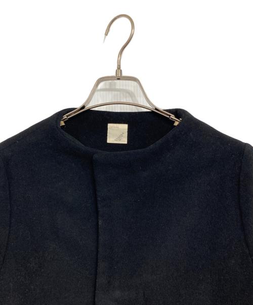 nitca（ニトカ）nitca (ニトカ) ノーカラーコート ブラック サイズ:1の古着・服飾アイテム