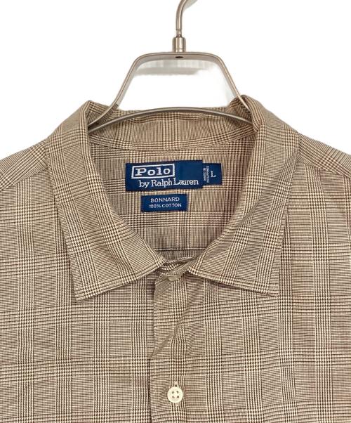 POLO RALPH LAUREN（ポロ・ラルフローレン）POLO RALPH LAUREN (ポロ・ラルフローレン) チェックシャツ ブラウン サイズ:Lの古着・服飾アイテム