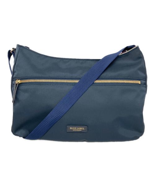 BLUE LABEL CRESTBRIDGE（ブルーレーベルクレストブリッジ）BLUE LABEL CRESTBRIDGE (ブルーレーベルクレストブリッジ) ナイロンワンショルダーバッグ ネイビーの古着・服飾アイテム