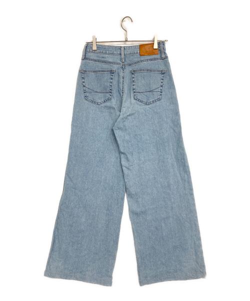 Something（サムシング）Something (サムシング) LISA ワイドデニムパンツ インディゴ サイズ:Mの古着・服飾アイテム