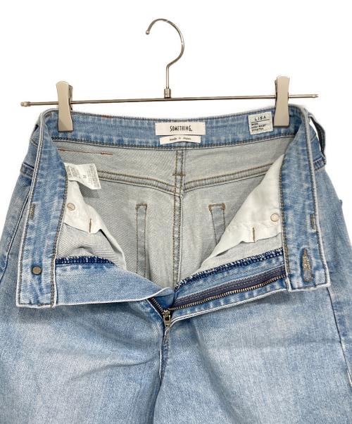 Something（サムシング）Something (サムシング) LISA ワイドデニムパンツ インディゴ サイズ:Mの古着・服飾アイテム