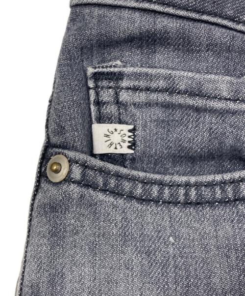 Something（サムシング）Something (サムシング) LISA ワイドデニムパンツ グレー サイズ:Mの古着・服飾アイテム