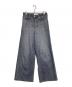 Something（サムシング）の古着「LISA ワイドデニムパンツ」｜グレー