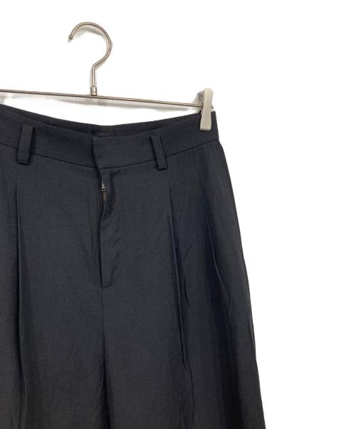 Plage（プラージュ）Plage (プラージュ) マニッシュタックパンツ ブラック サイズ:38の古着・服飾アイテム