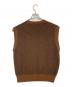 MARGARET HOWELL (マーガレットハウエル) カシミヤ混ニットベスト ブラウン サイズ:M：5000円