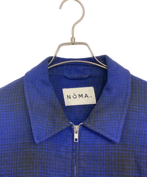 NOMA t.d.（ノーマティーディー）NOMA t.d. (ノーマティーディー) チェックジップジャケット ネイビー サイズ:3の古着・服飾アイテム