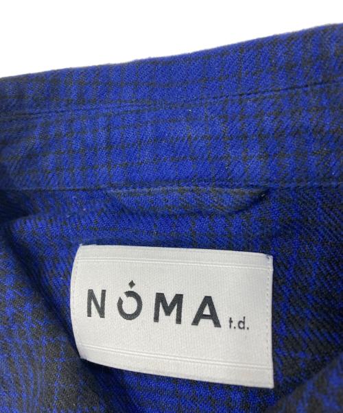 NOMA t.d.（ノーマティーディー）NOMA t.d. (ノーマティーディー) チェックジップジャケット ネイビー サイズ:3の古着・服飾アイテム
