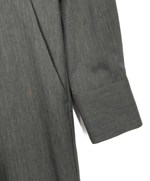 ATTISESSION（アティセッション）ATTISESSION (アティセッション) スタンドカラー ジャンプスーツ グレー サイズ:38の古着・服飾アイテム