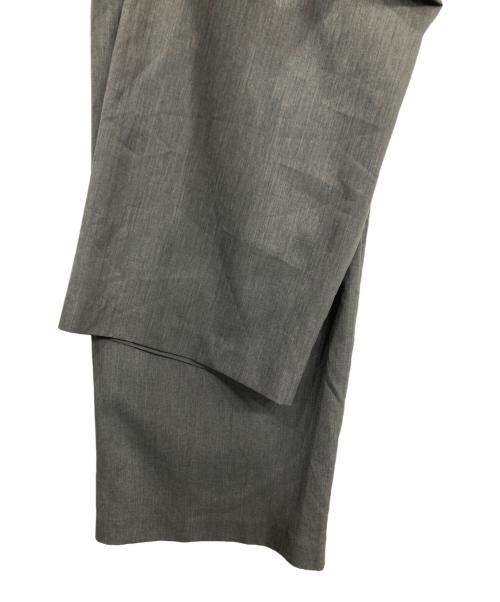 ATTISESSION（アティセッション）ATTISESSION (アティセッション) スタンドカラー ジャンプスーツ グレー サイズ:38の古着・服飾アイテム