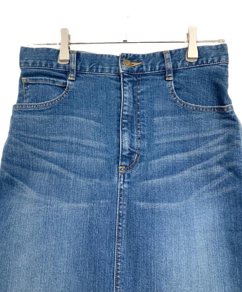 AP STUDIO（エーピーストゥディオ）AP STUDIO (エーピーストゥディオ) ヘムカットデニムスカート インディゴ サイズ:SIZE 34の古着・服飾アイテム