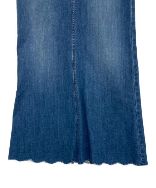 AP STUDIO（エーピーストゥディオ）AP STUDIO (エーピーストゥディオ) ヘムカットデニムスカート インディゴ サイズ:SIZE 34の古着・服飾アイテム