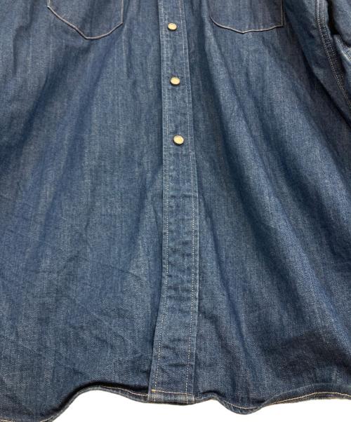 LEVI'S VINTAGE CLOTHING（リーバイス ビンテージ クロージング）LEVI'S VINTAGE CLOTHING (リーバイス ビンテージ クロージング) 復刻ショートホーンデニムウエスタンシャツ インディゴ サイズ:XLの古着・服飾アイテム
