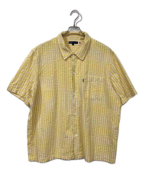 LEVI'S（リーバイス）LEVI'S (リーバイス) シアサッカーシャツ イエロー サイズ:Lの古着・服飾アイテム