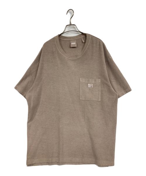 KITH（キス）KITH (キス) RUSSELL ATHLETIC (ラッセルアスレチック) ポケットTシャツ ベージュ サイズ:XLの古着・服飾アイテム