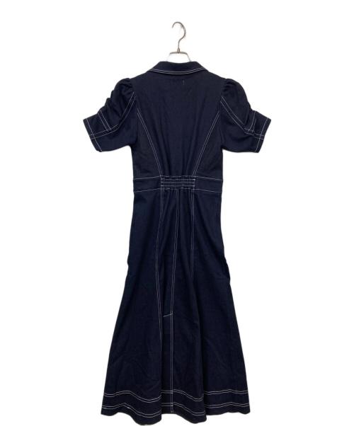 Resexxy（リゼクシー）RESEXXY (リゼクシー) ギャザーデザインマーメイドワンピース インディゴ サイズ:M 未使用品の古着・服飾アイテム