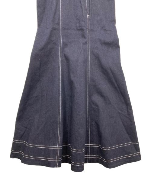 Resexxy（リゼクシー）RESEXXY (リゼクシー) ギャザーデザインマーメイドワンピース インディゴ サイズ:M 未使用品の古着・服飾アイテム