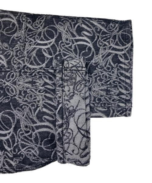 SUPREME（シュプリーム）SUPREME (シュプリーム) Script Jacquard Double Knee Denim Painter Pant ブラック サイズ:30の古着・服飾アイテム